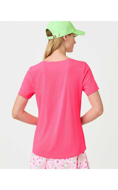 UPF 50+ Luxletic Westley Active Tee - Cherry Blossom Pink