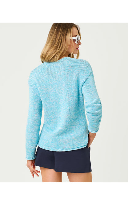 Lotan Sweater - Capri Blue Marl