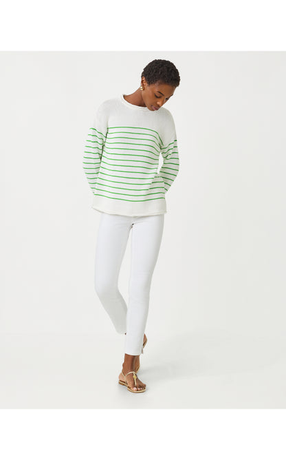Lotan Sweater - Putting Green Tidepool Stripe