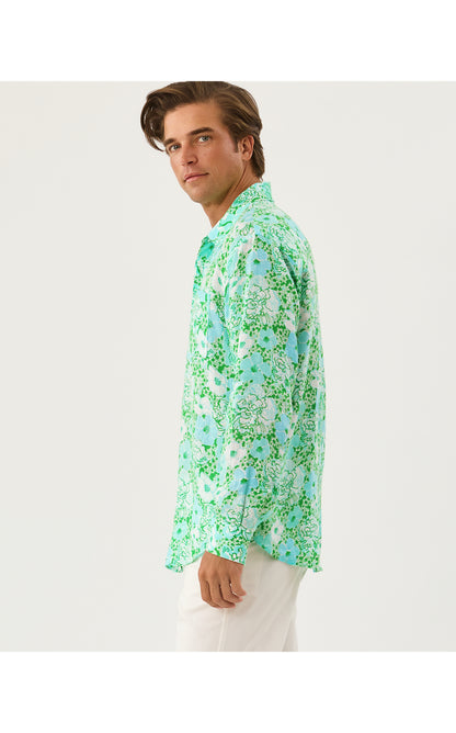 Mens Stuff Addison Shirt - Mint Condition Burst Of Joy