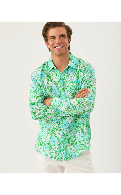 Mens Stuff Addison Shirt - Mint Condition Burst Of Joy