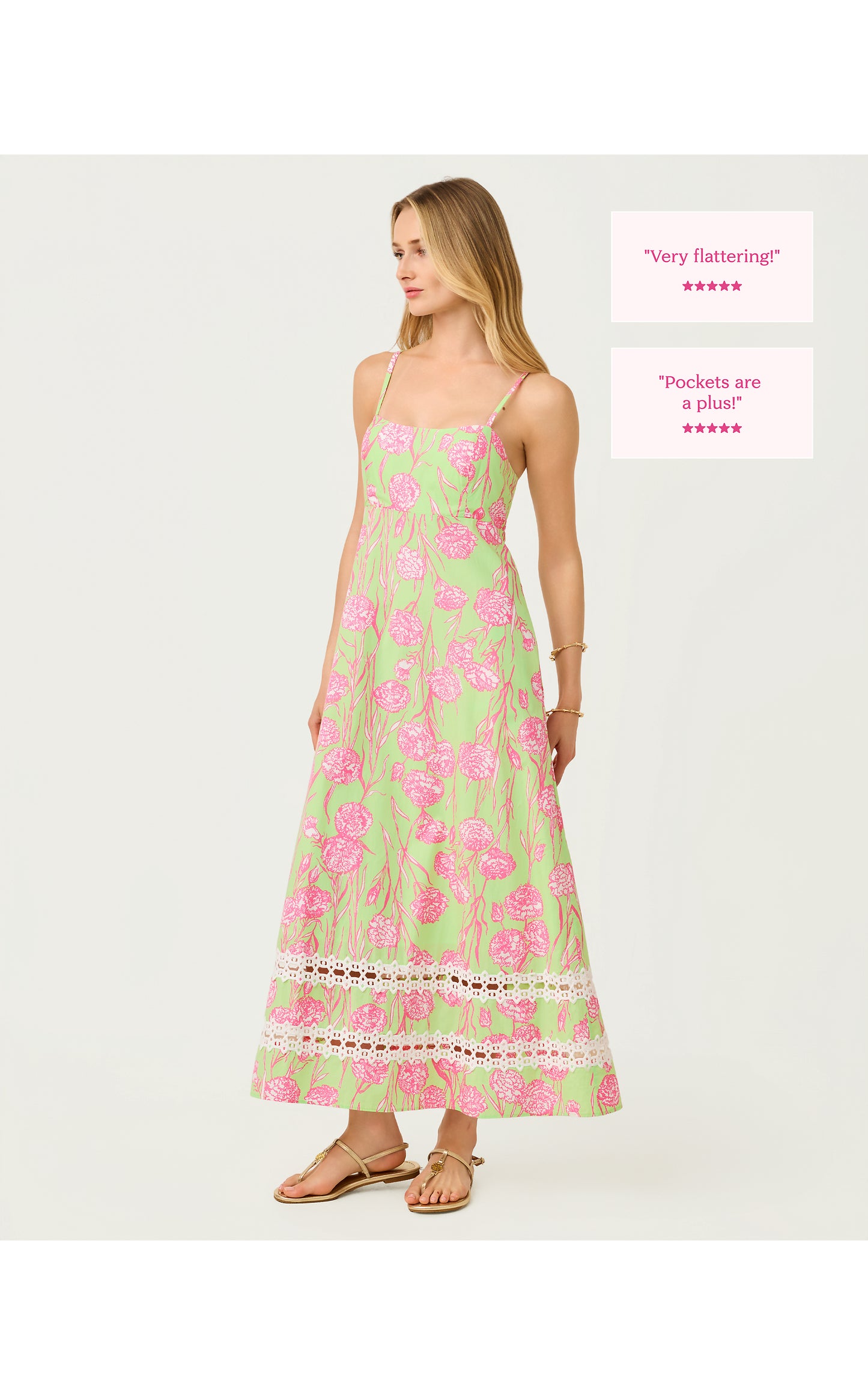 Haliey Midi Dress - Pistachio Macaron Alina