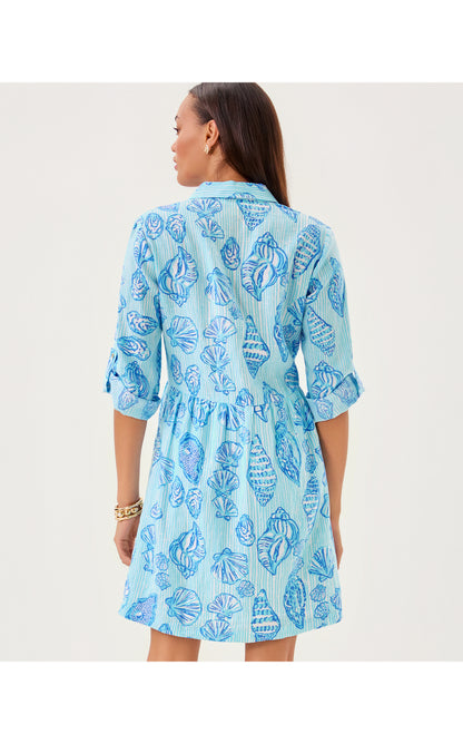 Shaela Dress - Fresh Water Blue Cool As Shell