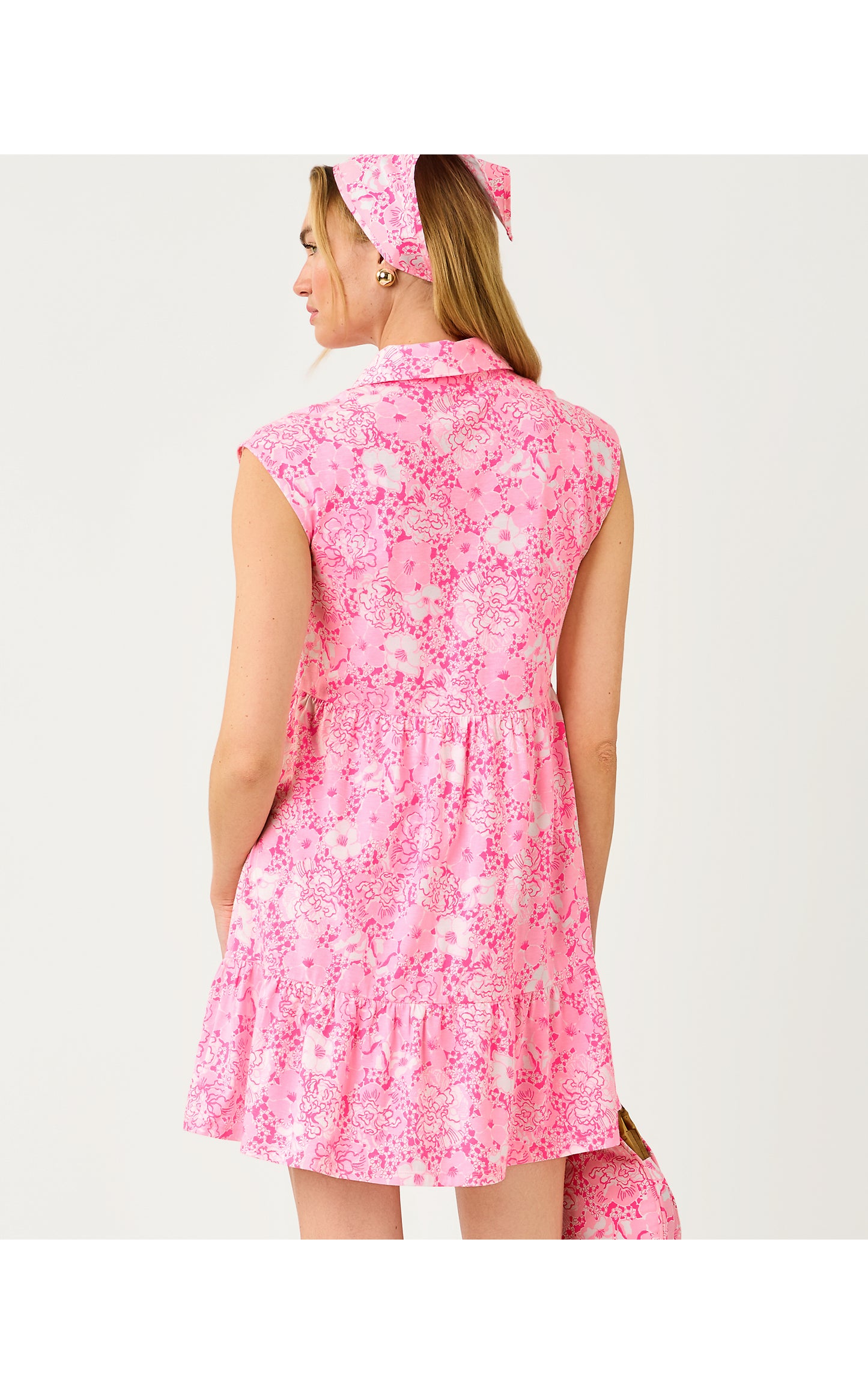Arley Dress - Conch Shell Pink Burst Of Joy