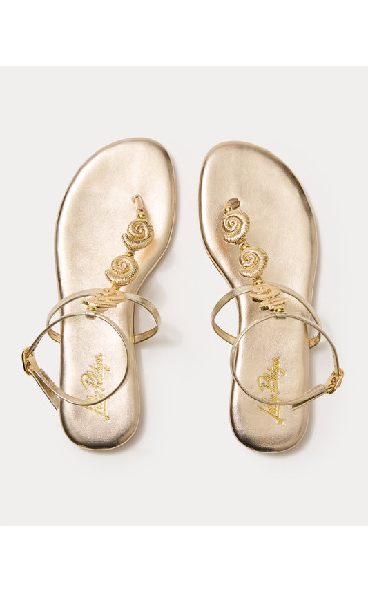 Dylann Sandal - Gold Metallic