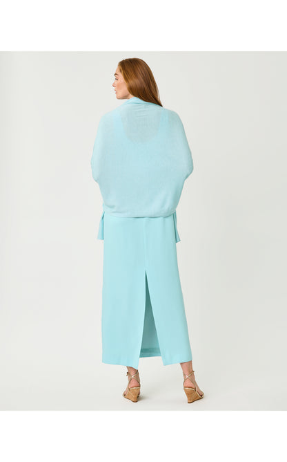 Lanelle Wrap - Heathered Day Dream Blue