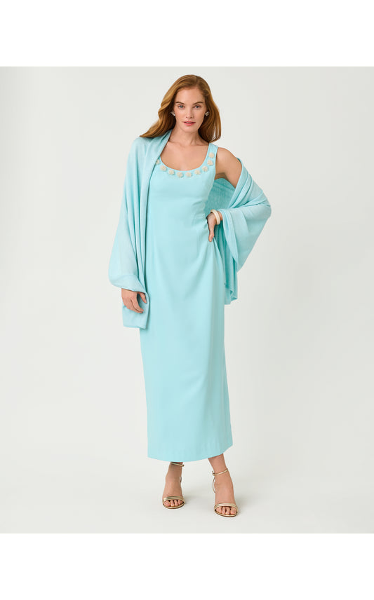 Lanelle Wrap - Heathered Day Dream Blue