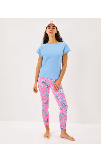 UPF50+ Glenna Active Tee - Jacaranda Blue