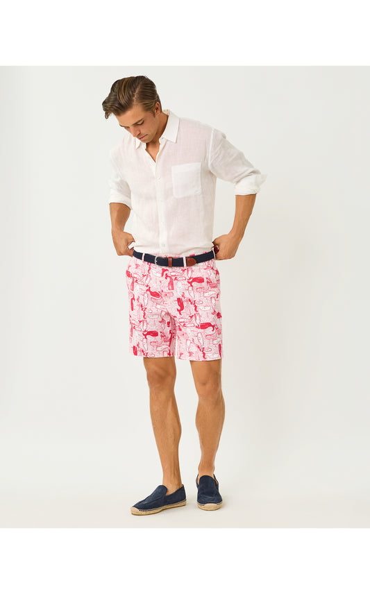 Mens Stuff Volk Stretch Short - Paradise Punch Thar She Blows