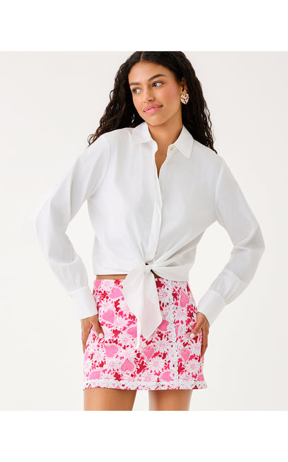 Michelina Mini Skort - Coconut Dear Heart