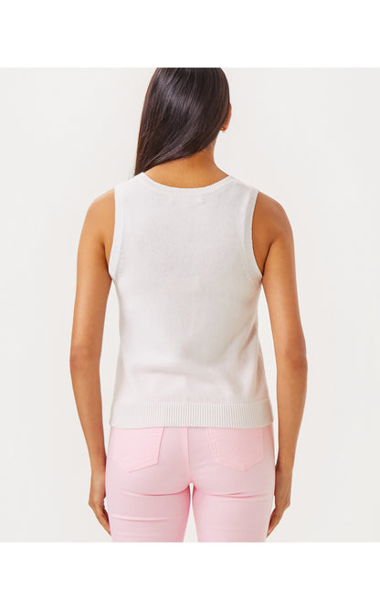 Amalia Sweater Tank - Resort White