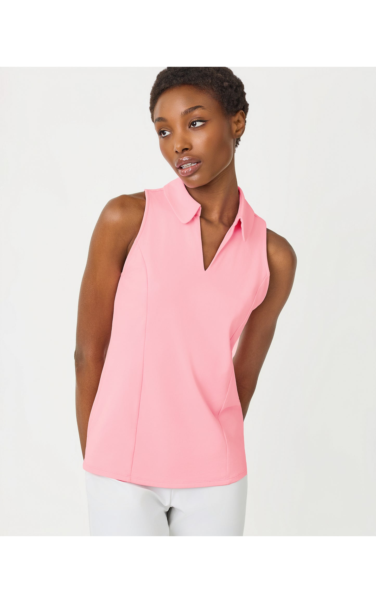 UPF 50+ Luxletic Martina Polo - Conch Shell Pink