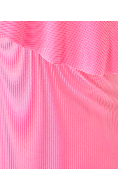 Caelum Ruffle One Piece Swim - Rousseau Pink