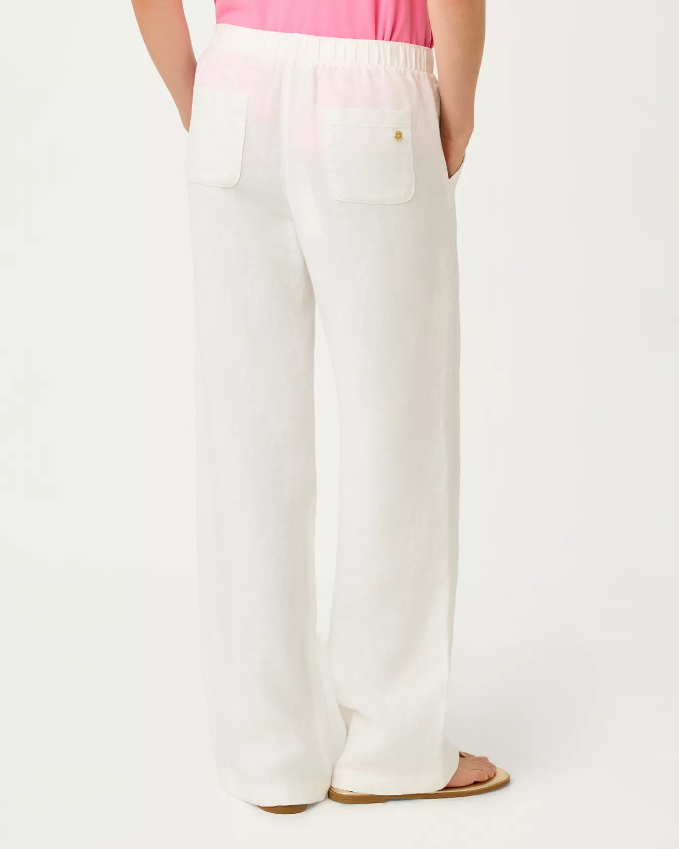 31" Brawley Linen Pant - Resort White