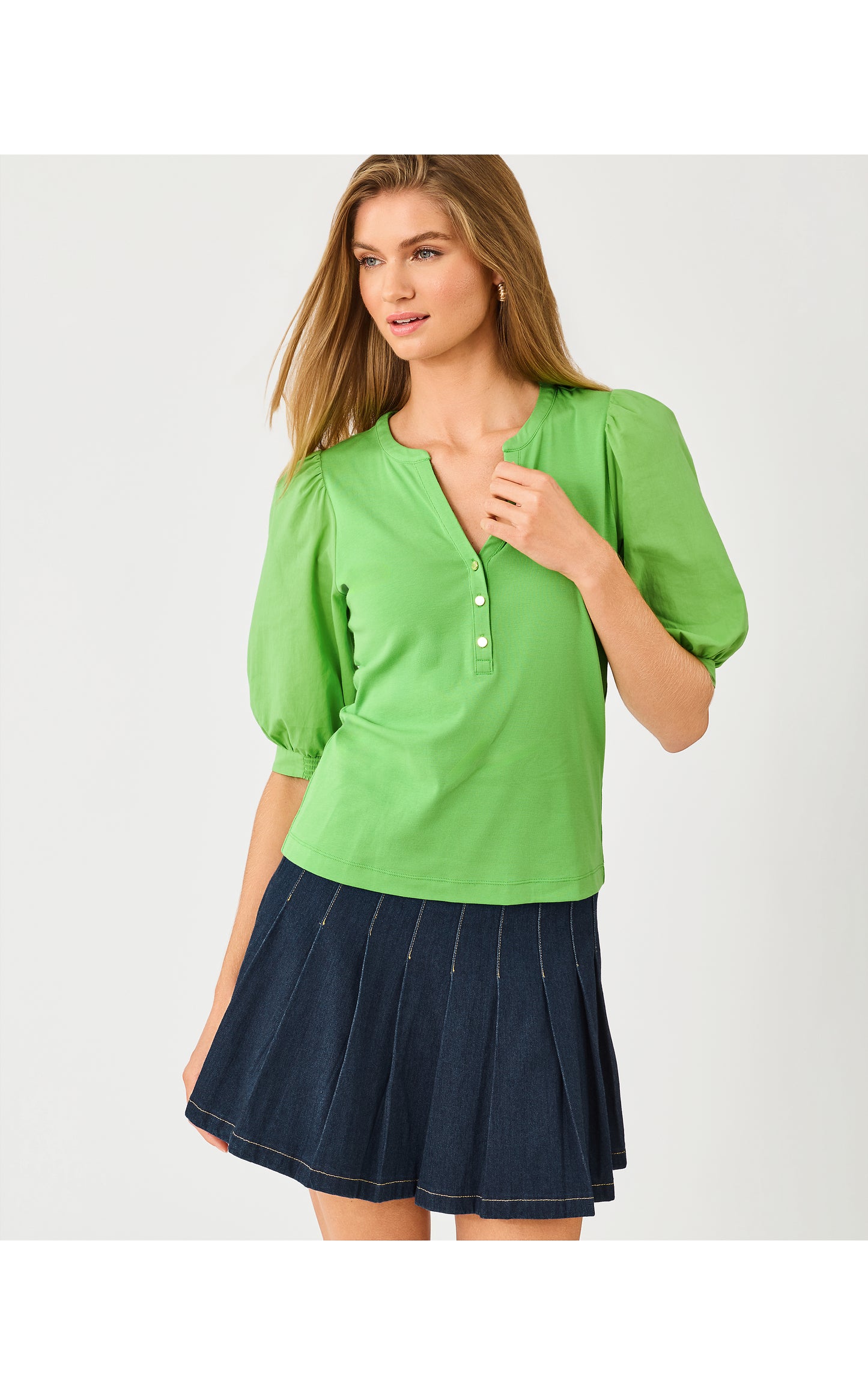 Ronson Knit Top - Chateau Green