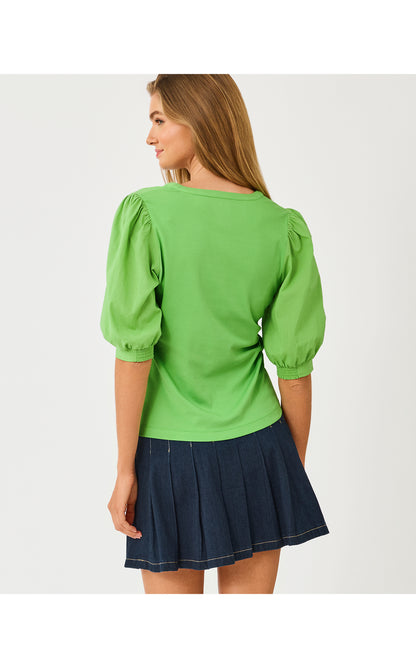 Ronson Knit Top - Chateau Green