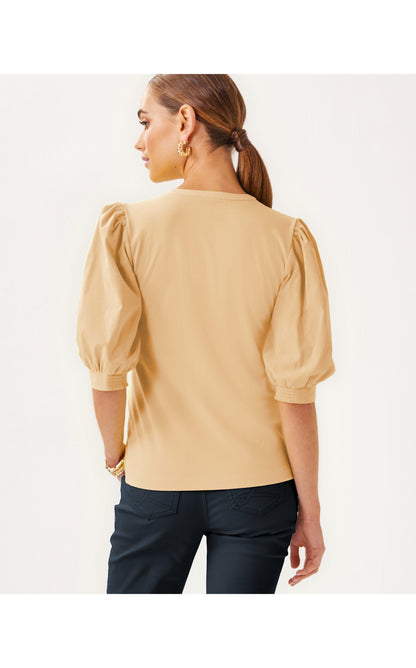 Ronson Knit Top - Wicker Tan