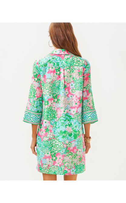 Daphnie Tunic Dress - Plumes In Bloom