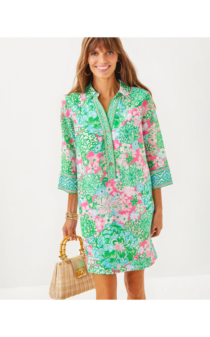 Daphnie Tunic Dress - Plumes In Bloom