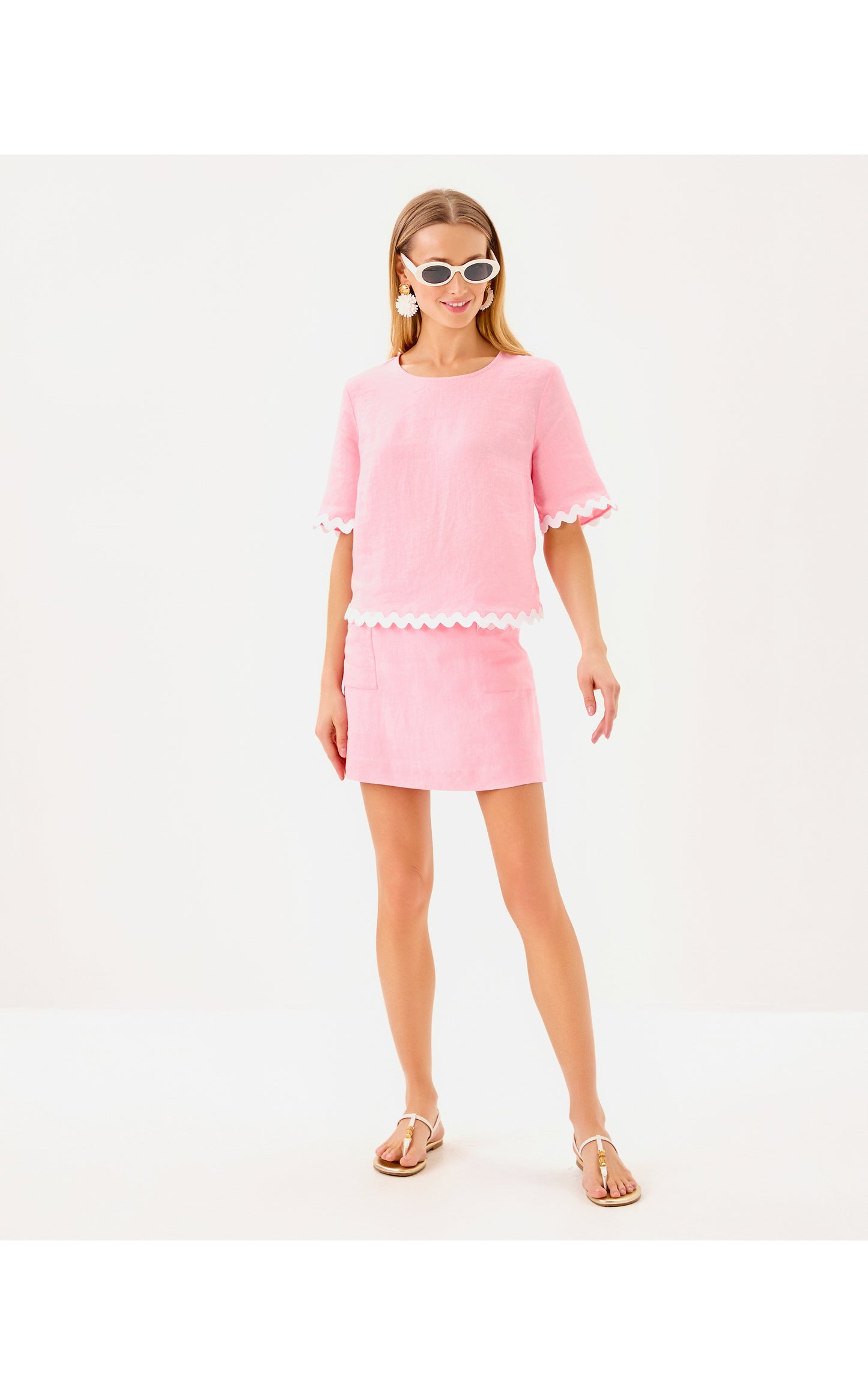 Gardner Mini Skort - Conch Shell Pink