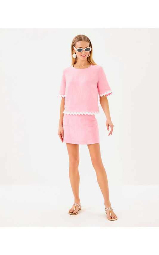 Gardner Mini Skort - Conch Shell Pink