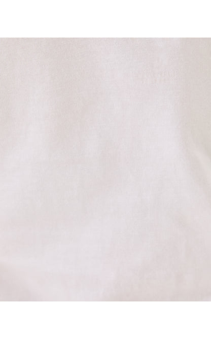 Gabbie Crochet Trimmed Knit Top - Resort White