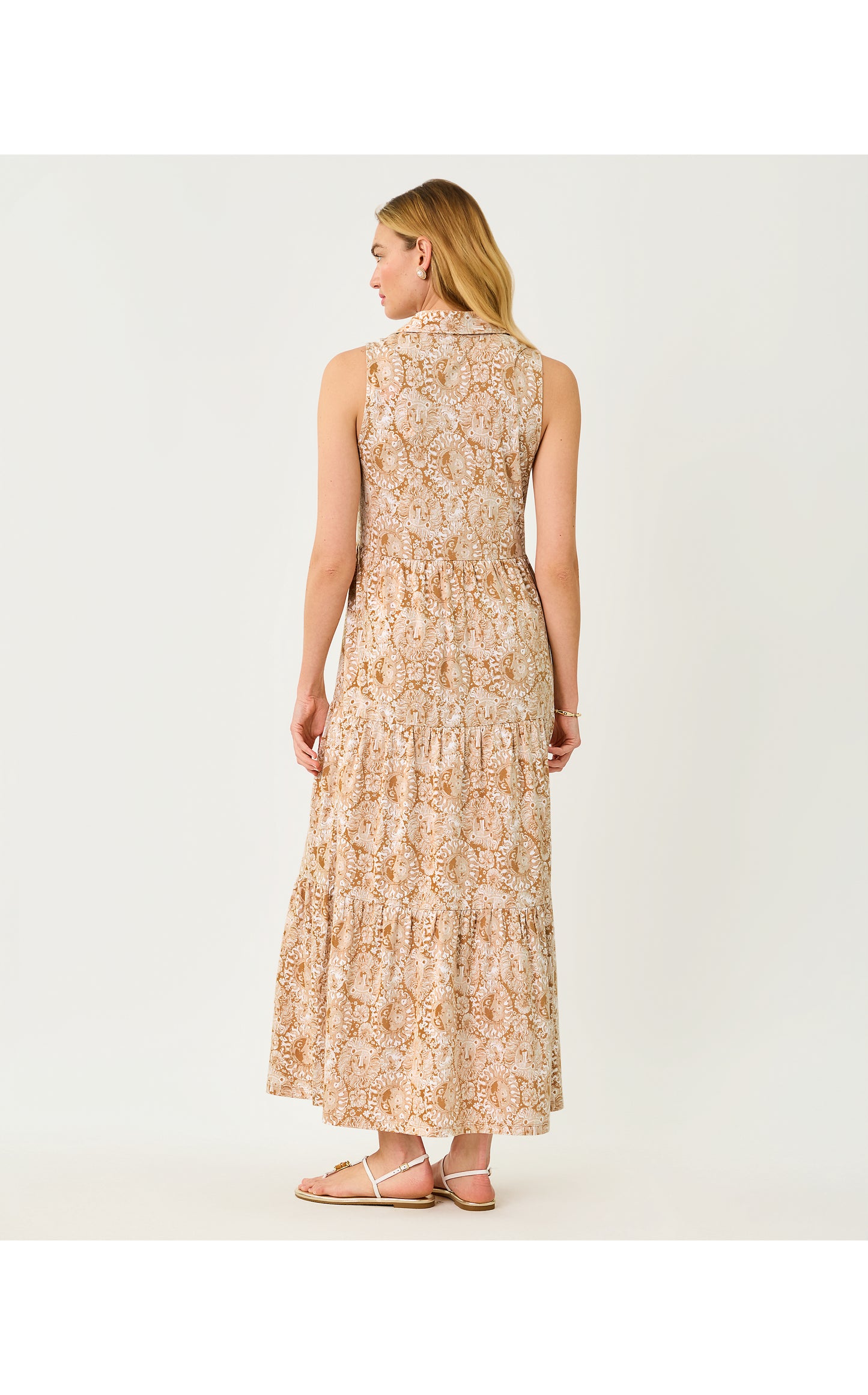 Riegan Maxi Dress - Iced Latte Lil Jims Stuff