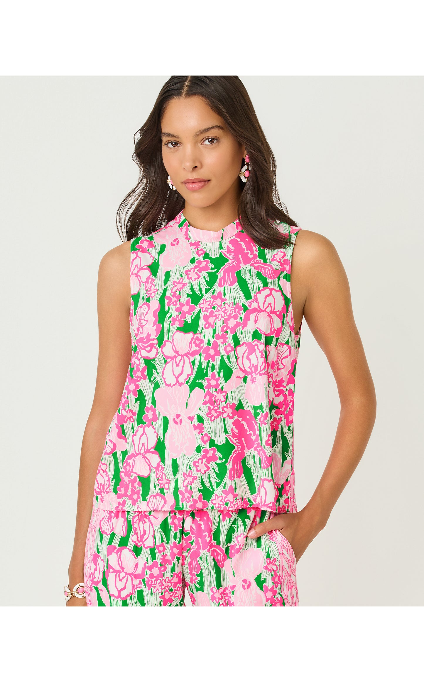 Anya Top - Putting Green Hannah Engineered