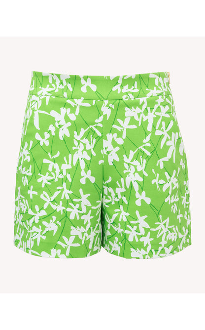 Sarissa Stretch Short - Crocodile Green Liza