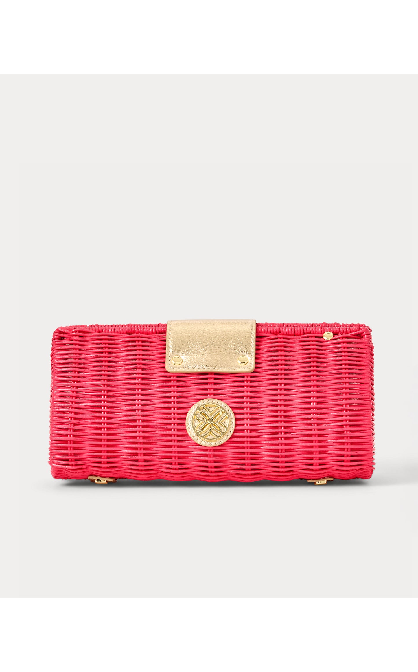 Leena Wicker Clutch - Paradise Punch