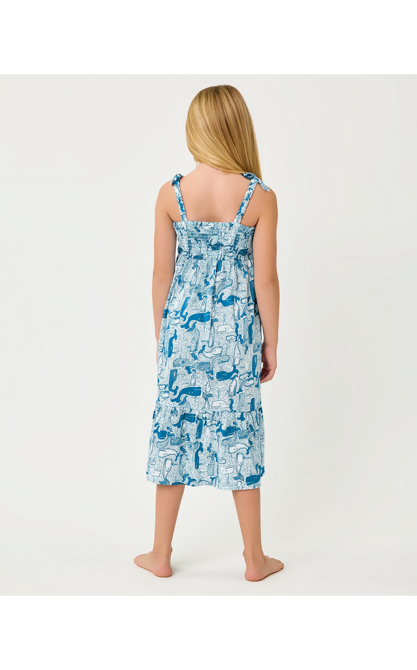 Mini Kailua Maxi Dress - Nassau Blue Thar She Blows