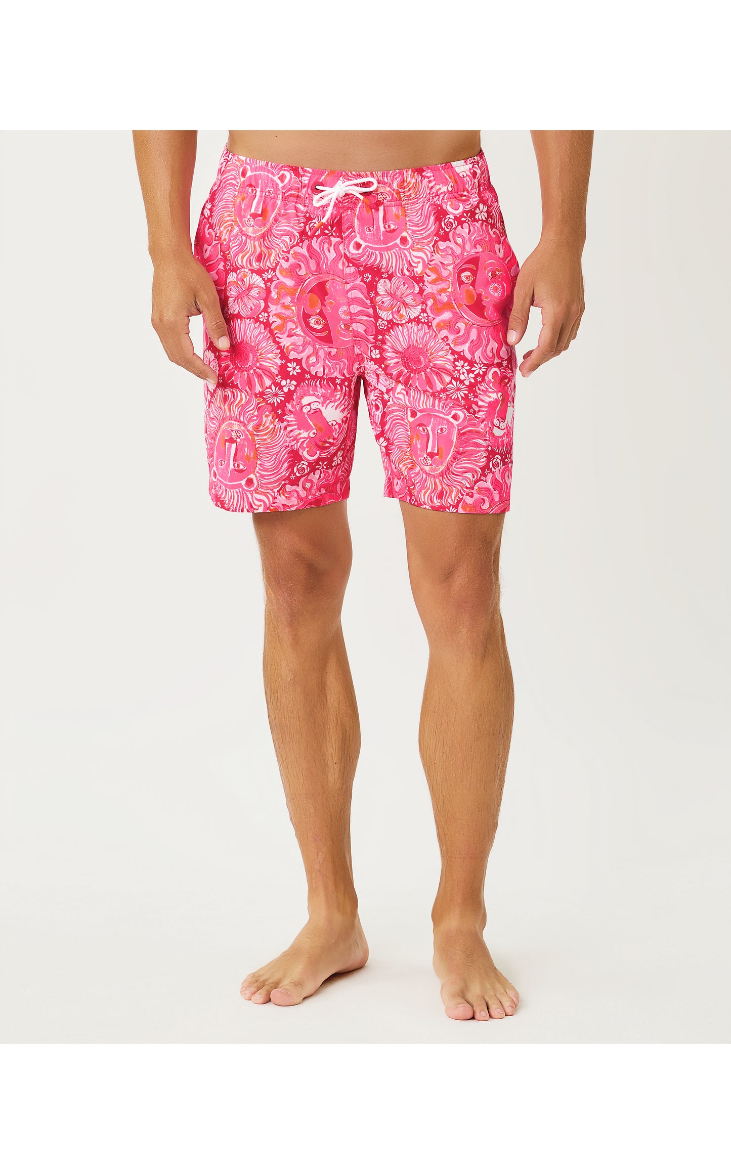 Mens Stuff Del Lago Swim Trunk - Paradise Punch Jims Stuff