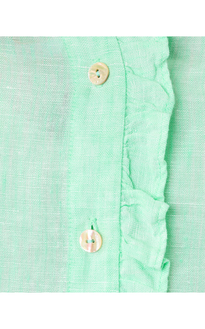 Carden Ruffle Top - Mint Condition X Resort White