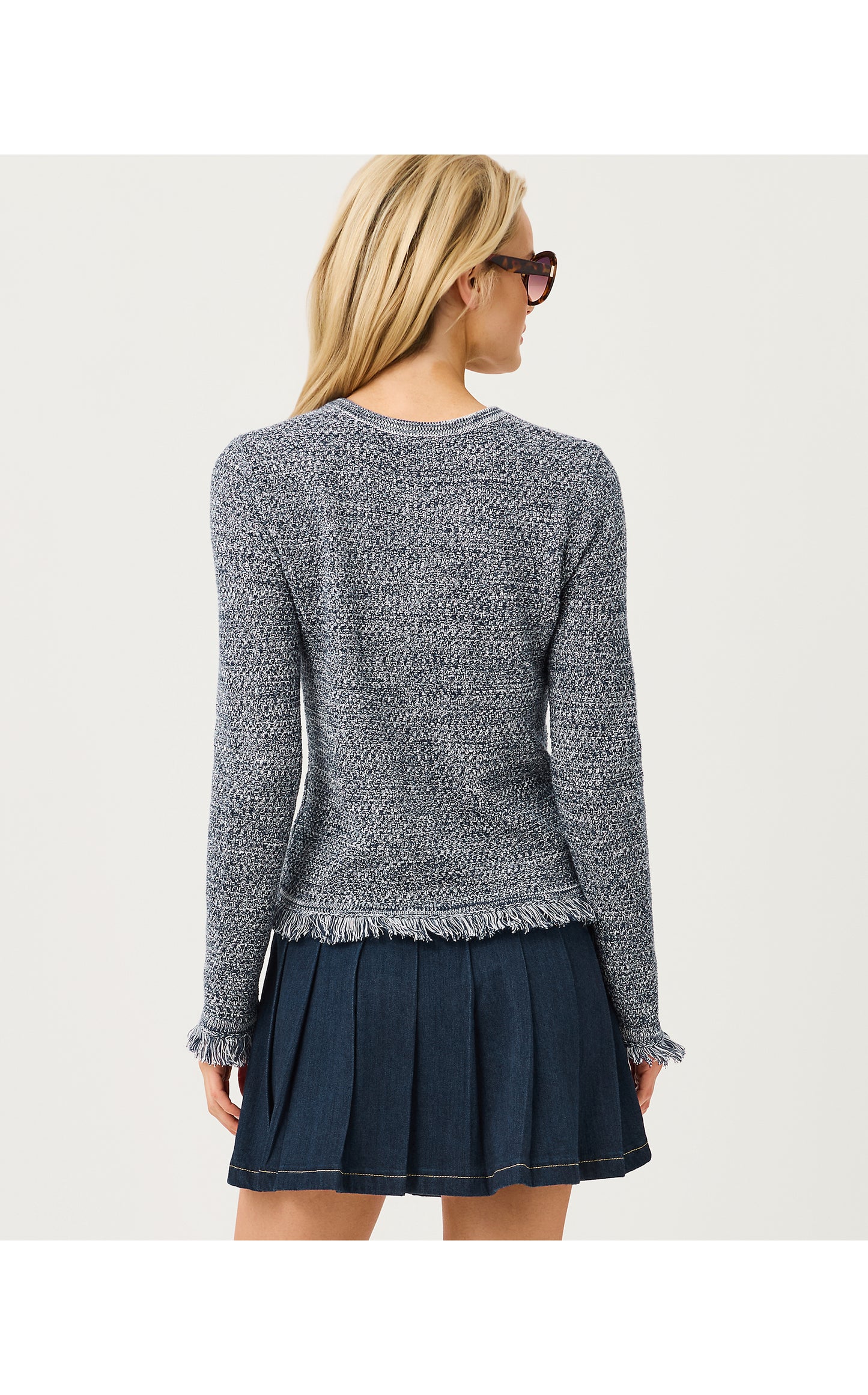 Kelso Cardigan - Low Tide Navy Marl