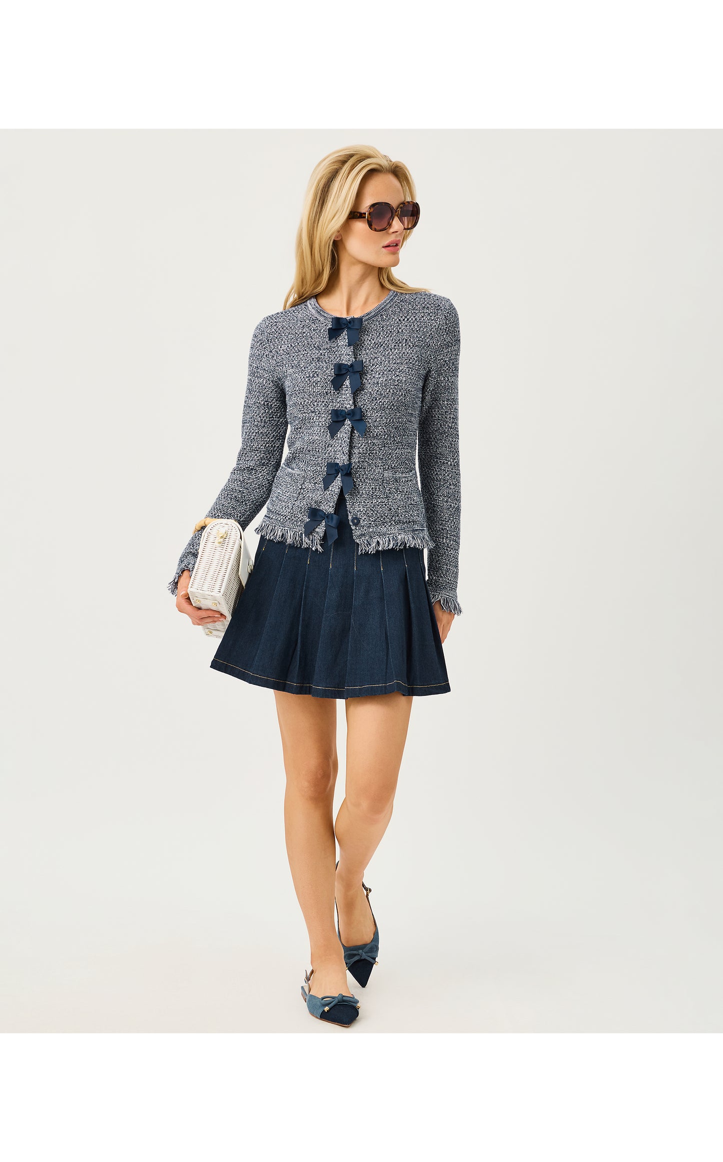 Kelso Cardigan - Low Tide Navy Marl