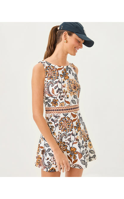 UPF50+ Fresh Squeeze Active Dress - Coconut Take Meowt