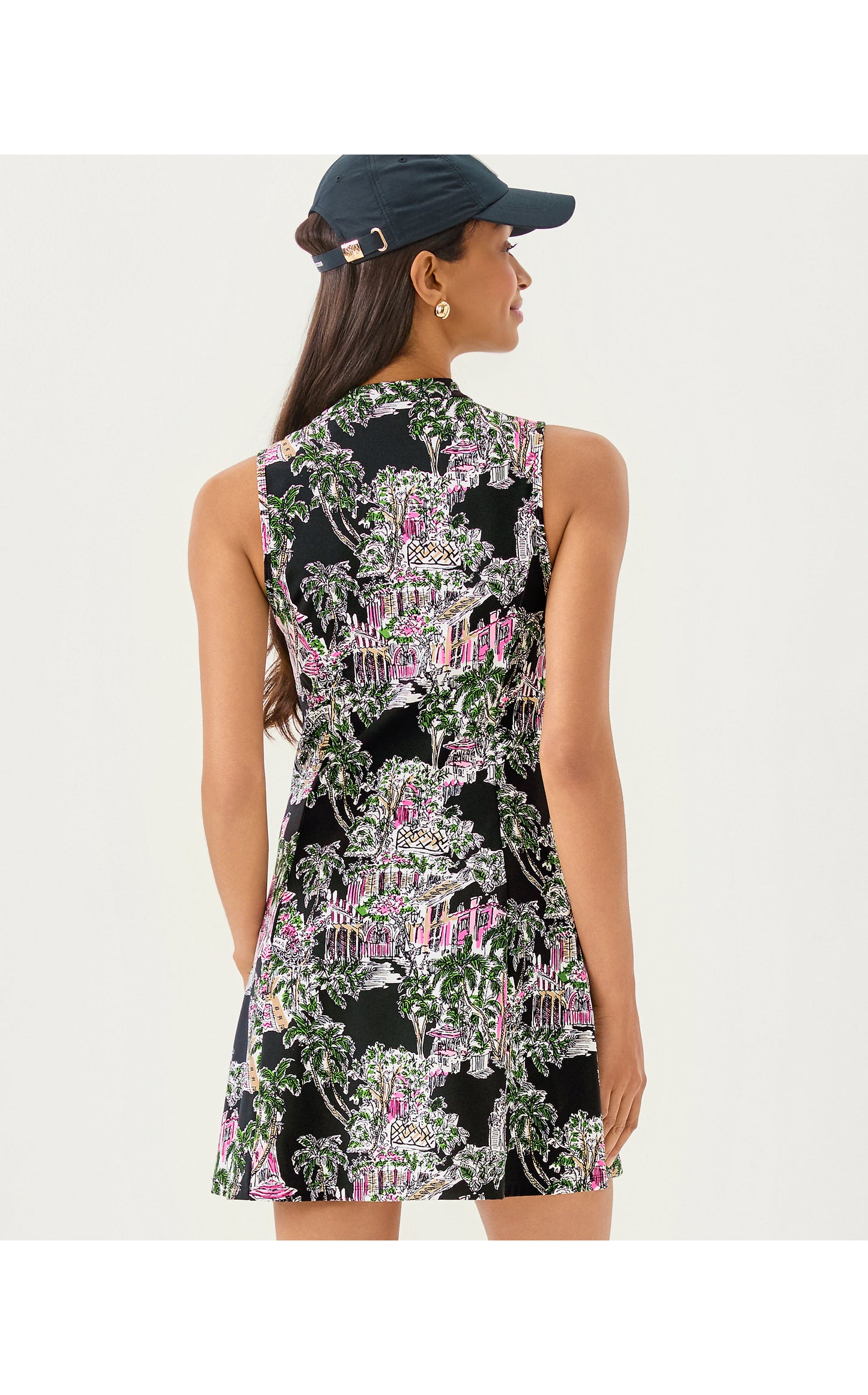 UPF50+ Luxletic Enna Active Dress - Onyx Pb Anniversary Toile