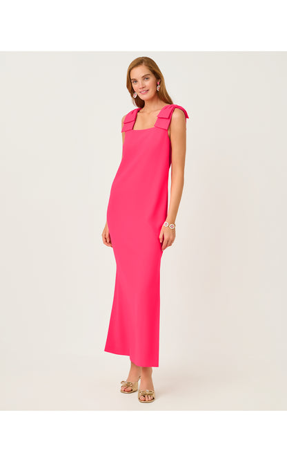 Bernice Maxi Dress - Lipstick Pink
