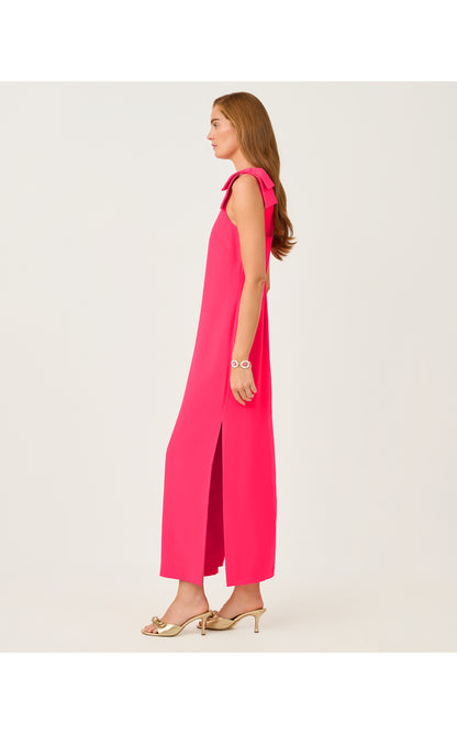 Bernice Maxi Dress - Lipstick Pink