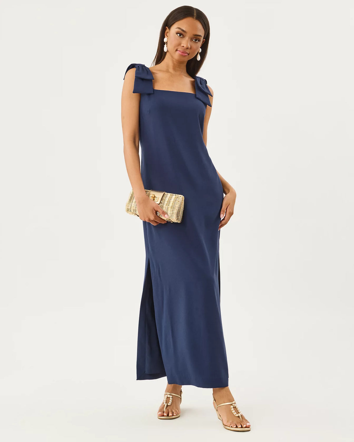 Bernice Maxi Dress - Low Tide Navy