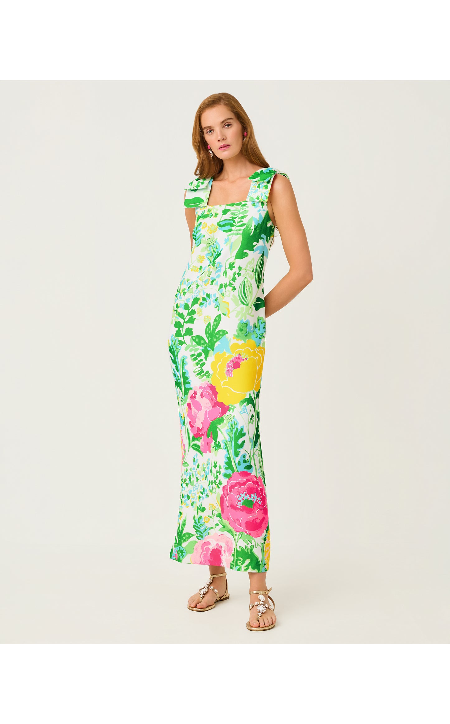 Bernice Maxi Dress - Multi Poppy Party Engineered Woven Maxi Dress