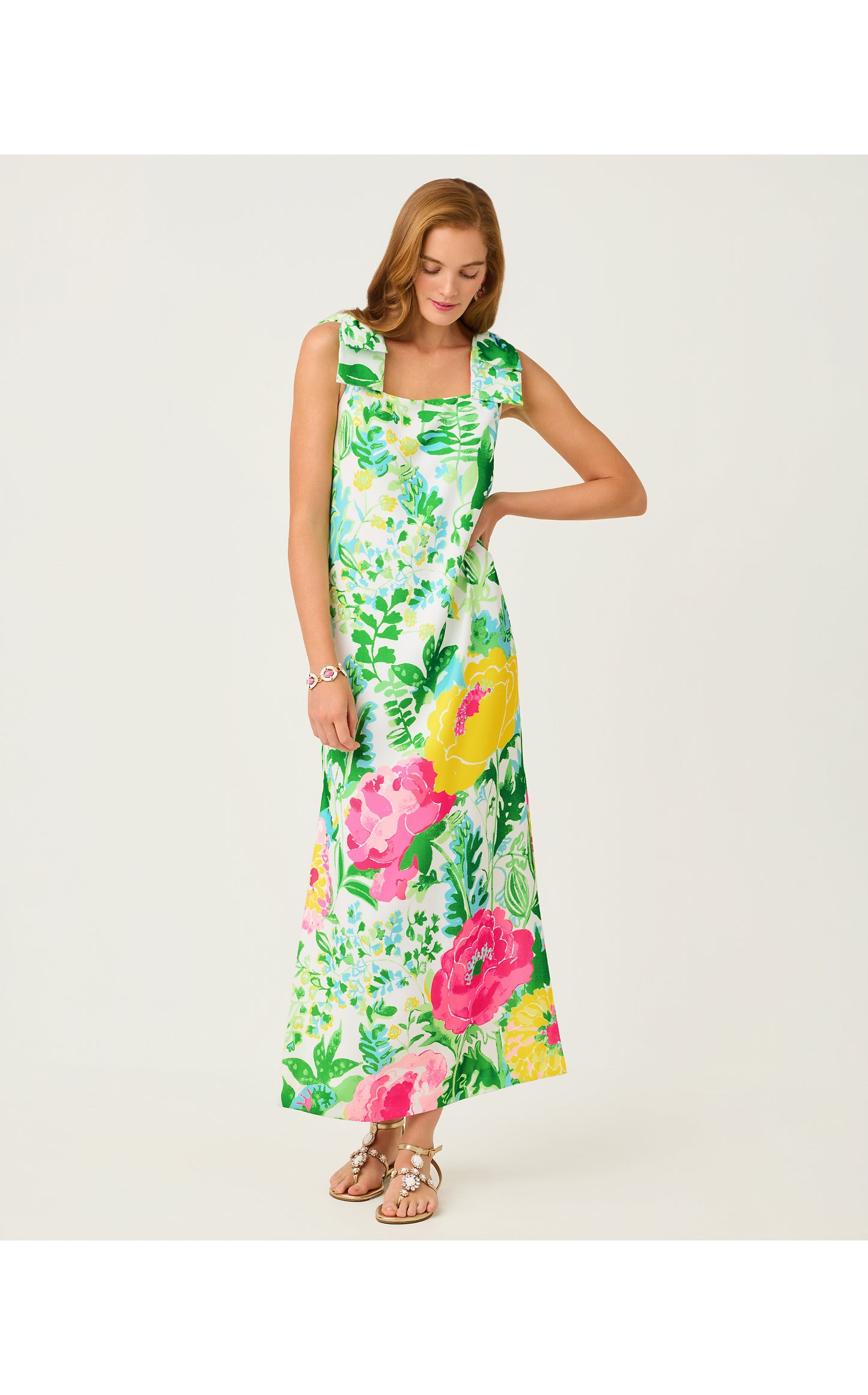 Bernice Maxi Dress - Multi Poppy Party Engineered Woven Maxi Dress