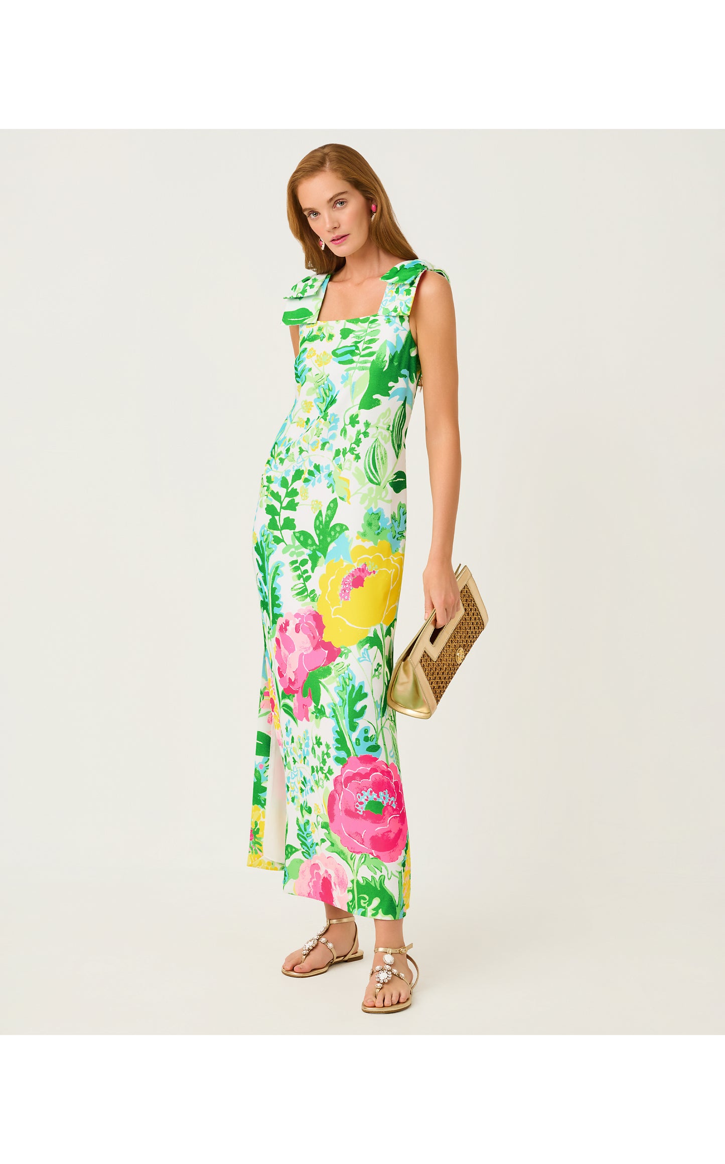 Bernice Maxi Dress - Multi Poppy Party Engineered Woven Maxi Dress