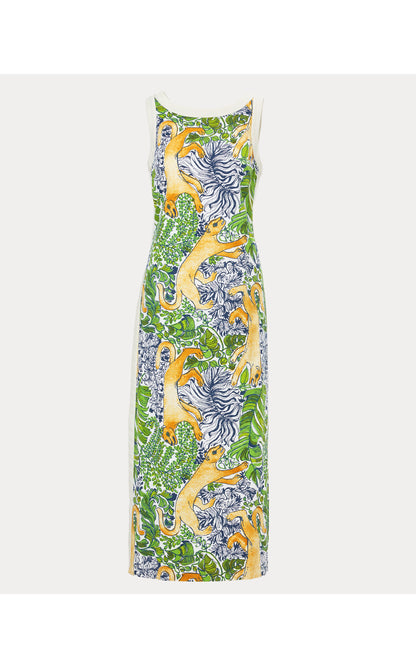 Eleanora Maxi Shift Romper - Multi Palm Prowl Engineered Romper