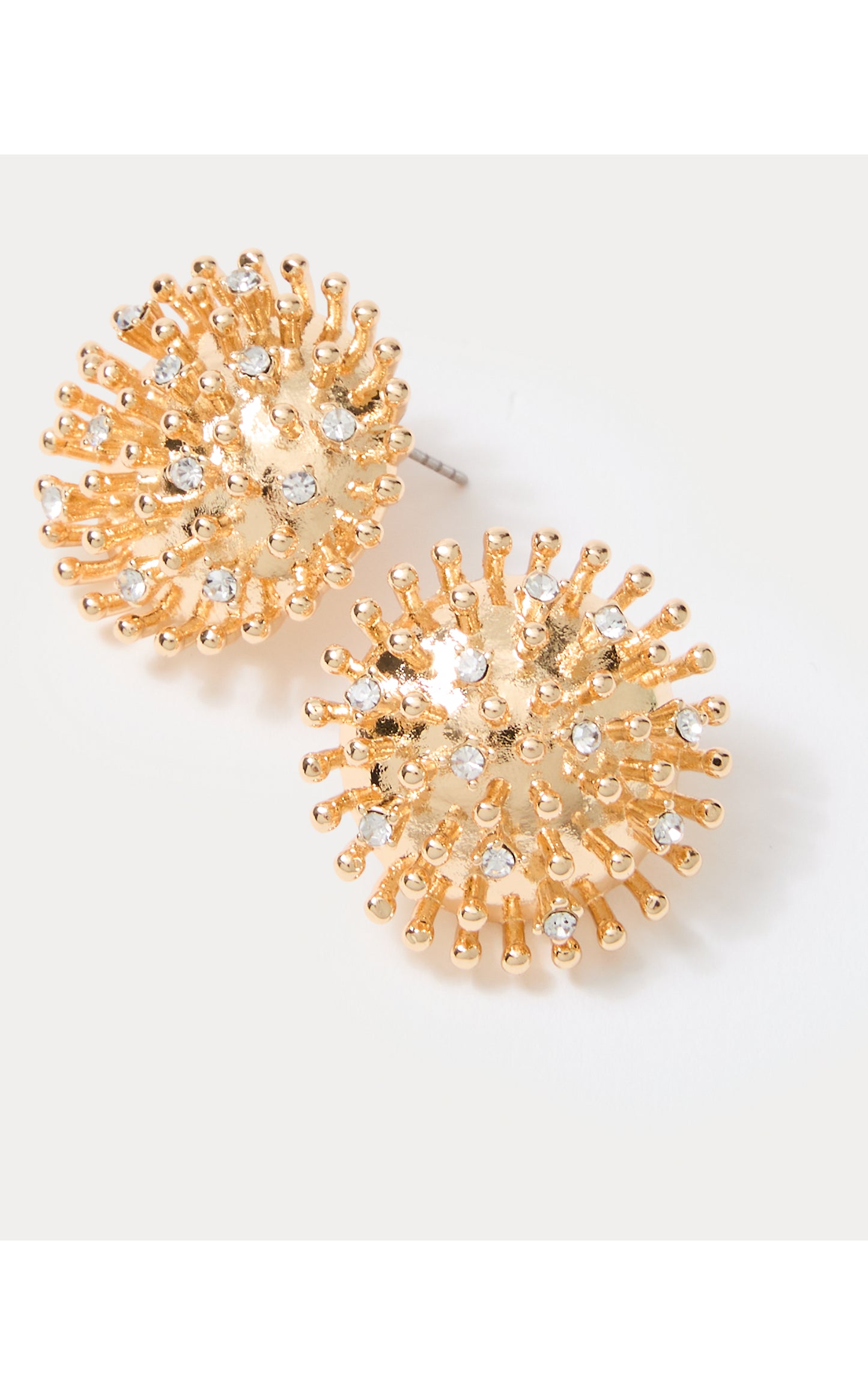 Summer Shorelines Stud Earrings - Gold Metallic