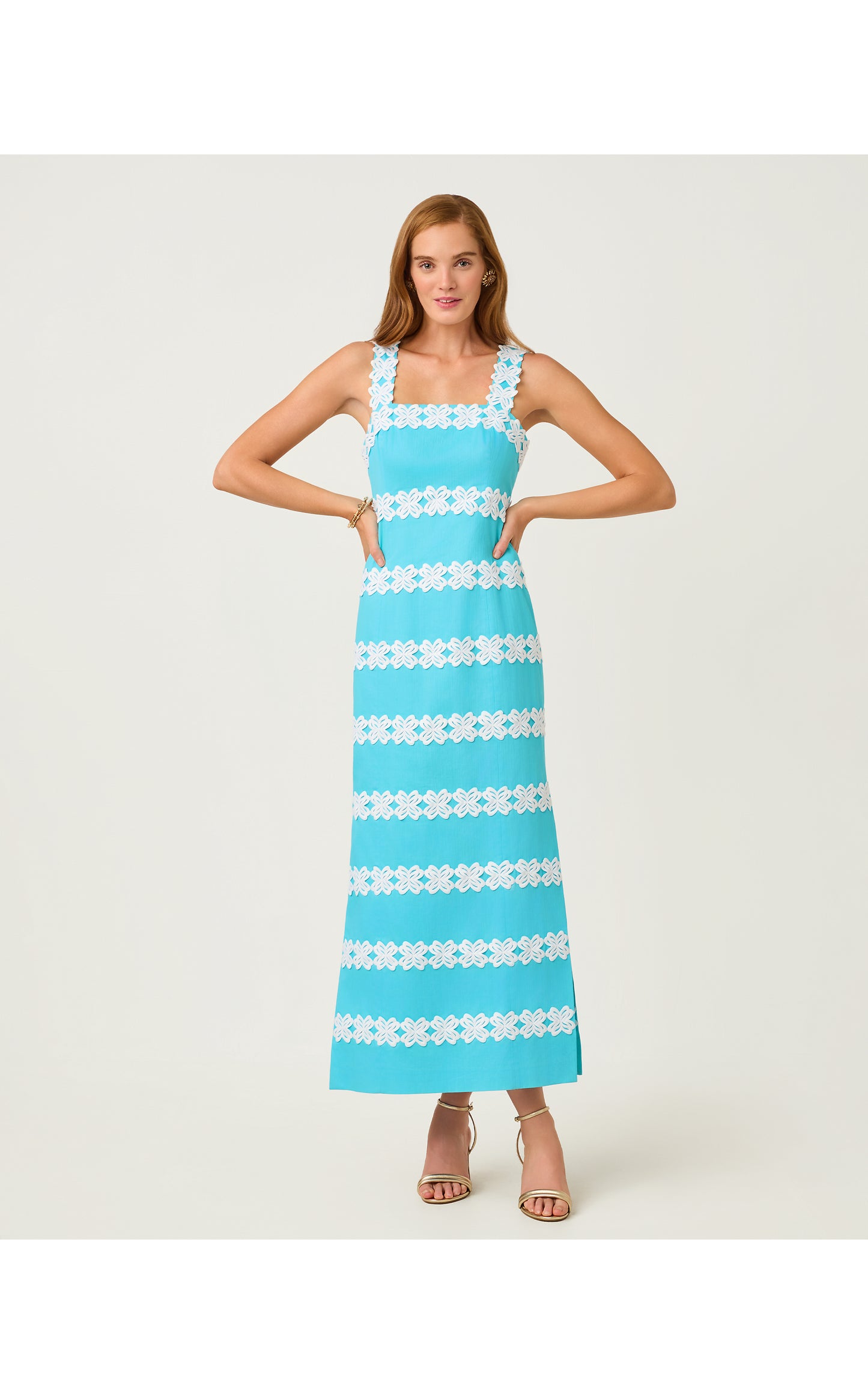 Davis Maxi Dress - Capri Blue