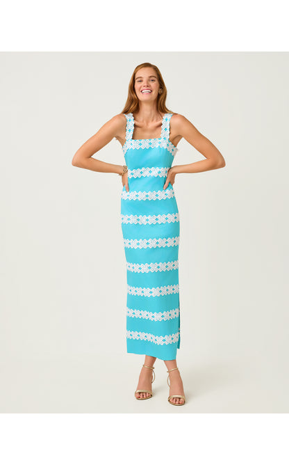 Davis Maxi Dress - Capri Blue