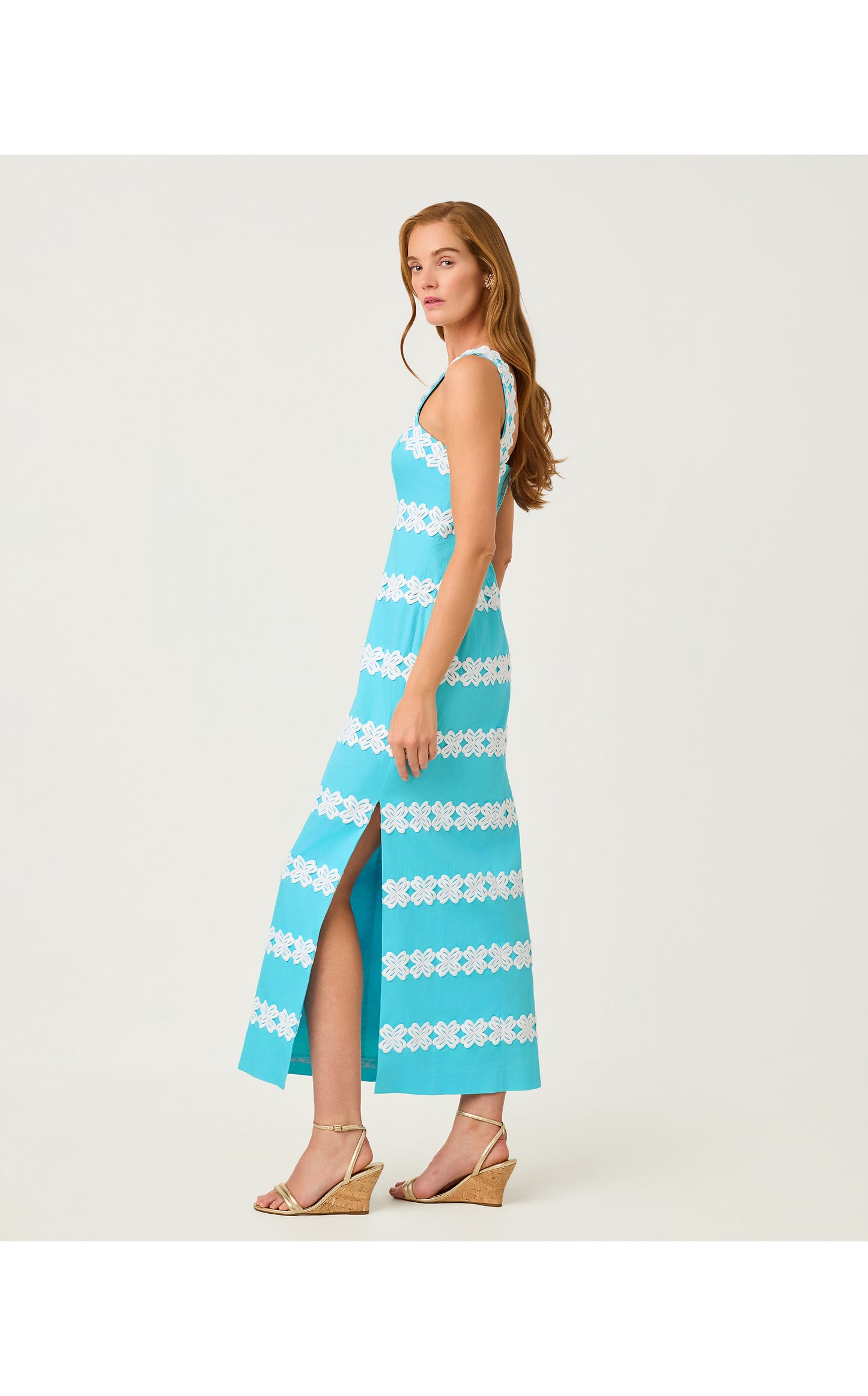 Davis Maxi Dress - Capri Blue