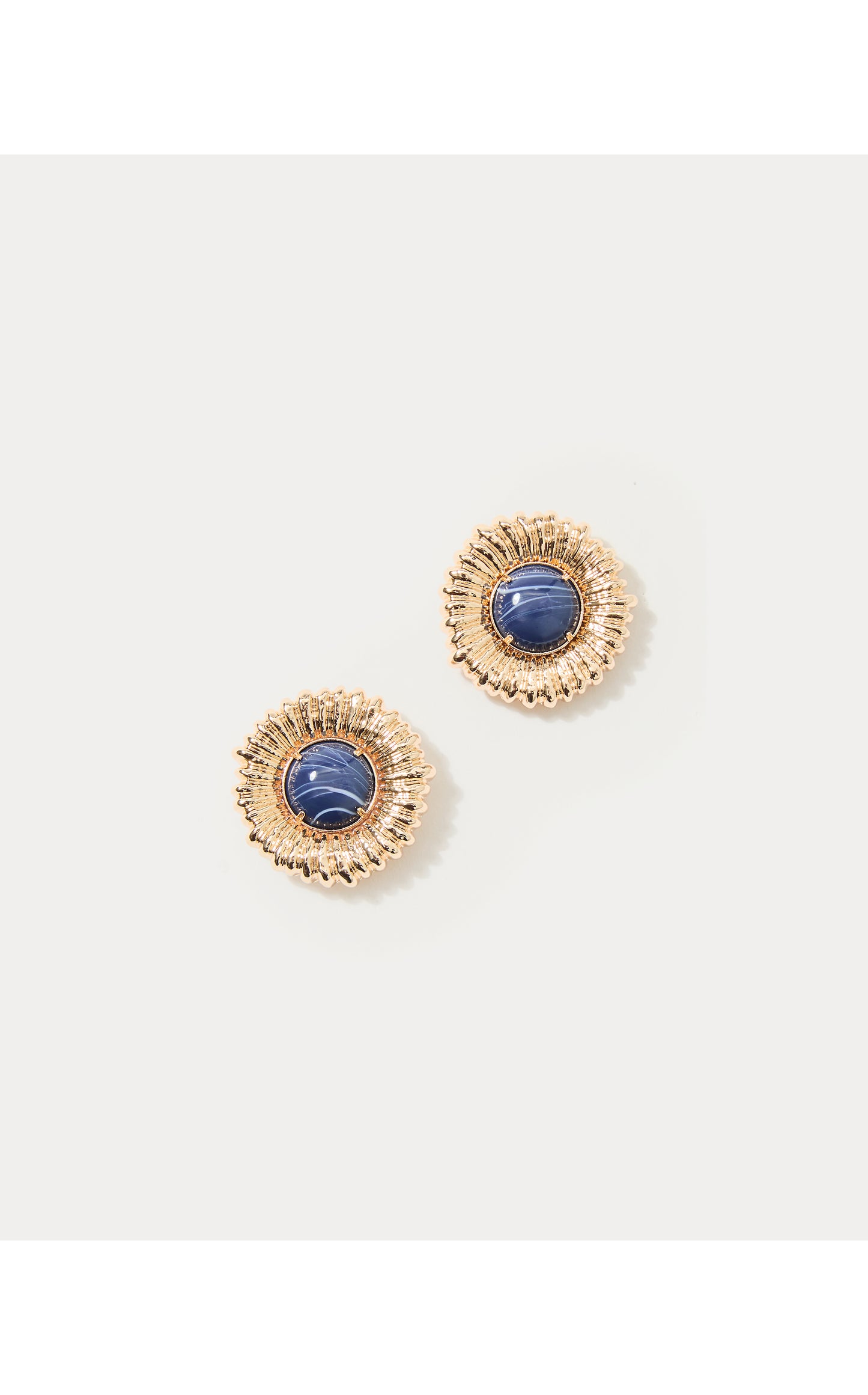 One Final Fling Stud Earrings - Starlight Navy