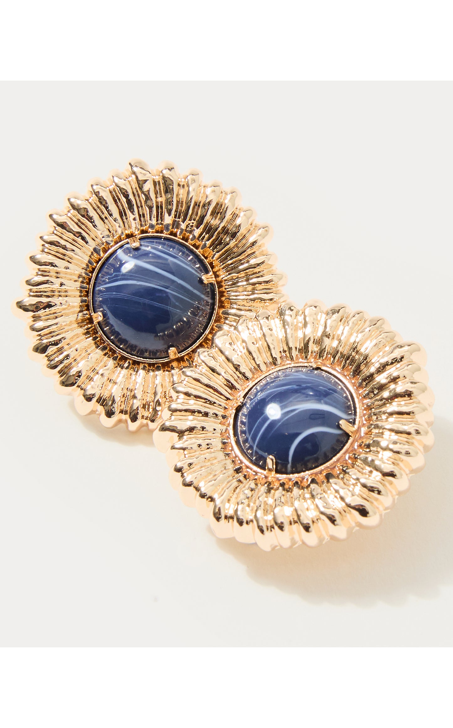 One Final Fling Stud Earrings - Starlight Navy